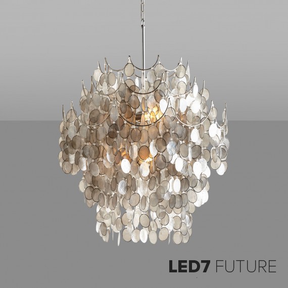 Neiman Marcus - Capiz 6-Light Chandelier